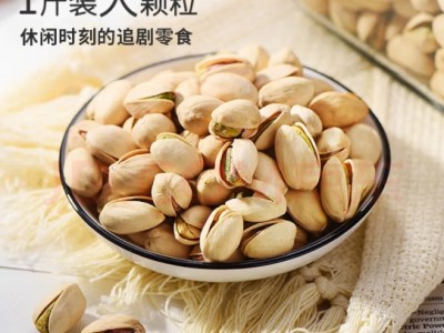 百历坚 罐装开心果500g 美国进口原